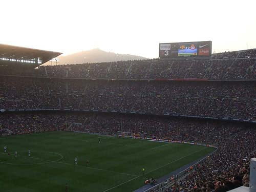 Een uitverkocht Camp Nou