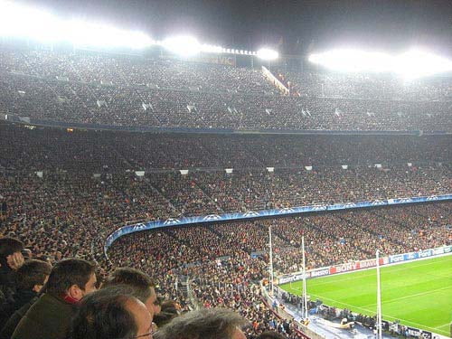 Stadionplaatsen Camp Nou, de heer van Zaanen
